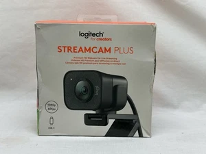 Cámara web Logitech StreamCam Plus con montaje en trípode (grafito) 1080p TOTALMENTE NUEVA SELLADA - Imagen 1 de 7