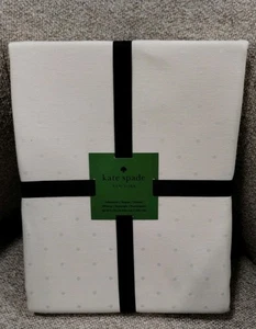 Kate Spade MARFIL LARABEE PUNTO MANTEL Elegante 60" x 102" Navidad NUEVO - Imagen 1 de 5