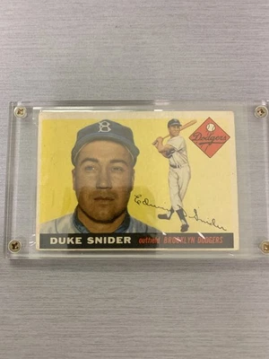 1955 Topps #210 Duke Snider Foto 1 de 2
