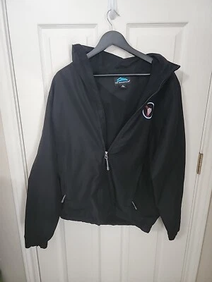 Abrigo chaqueta de lluvia Tri-Mountain para hombre M mediano a prueba de viento con capucha Foto 1 de 4