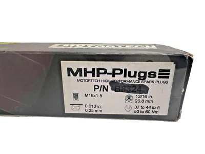 1) NEW MOTORTECH HIGH PERFORMANCE Spark Plug,  B8324 - Image 1 of 3