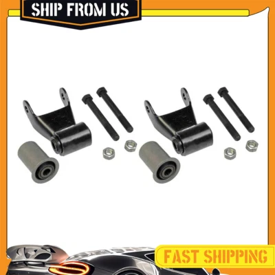 2X Grillete de resorte de hoja Dorman trasero trasero para Chevrolet C3500 5,7 L 6,5 L 7,4 L Foto 1 de 4