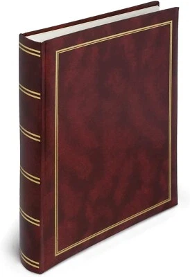 Album Foto Lebez 50 Fogli con Velina Colore Rosso Formato 30x33