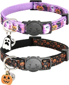 2 Pack Cat Collar Breakaway with Bells, (FREE SHIPPING) (NEW) - Picture 1 of 4
