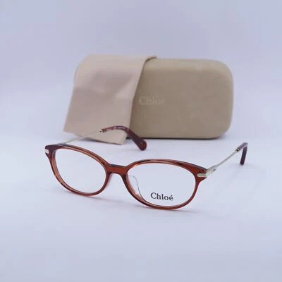 NEW Chloe CE2724A 223 Burnt/Gold/Gold 52mm Eyeglasses - Image 1 of 4