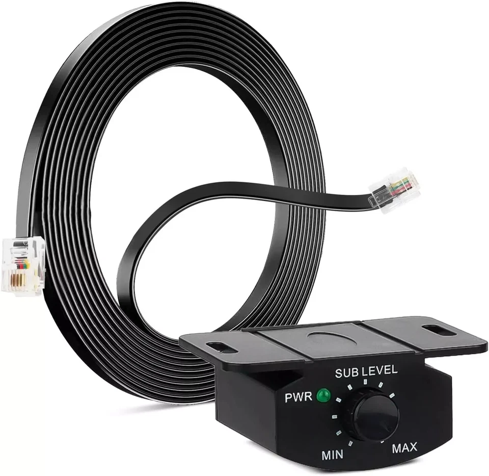 Universal Bass Control Knob Bass Volume Knob with Extension Cable for Car Amp... - Image 1 of 4