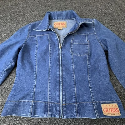 Guess Authentic Originals Jeans Vintage Womens Medium Denim Jean Jacket - Image 1 of 4