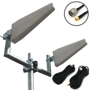 LTE Antenne 800 1800 2600MHz 10M Kabel Speedport Hybrid SMA außen mit Halter - Photo 1/7