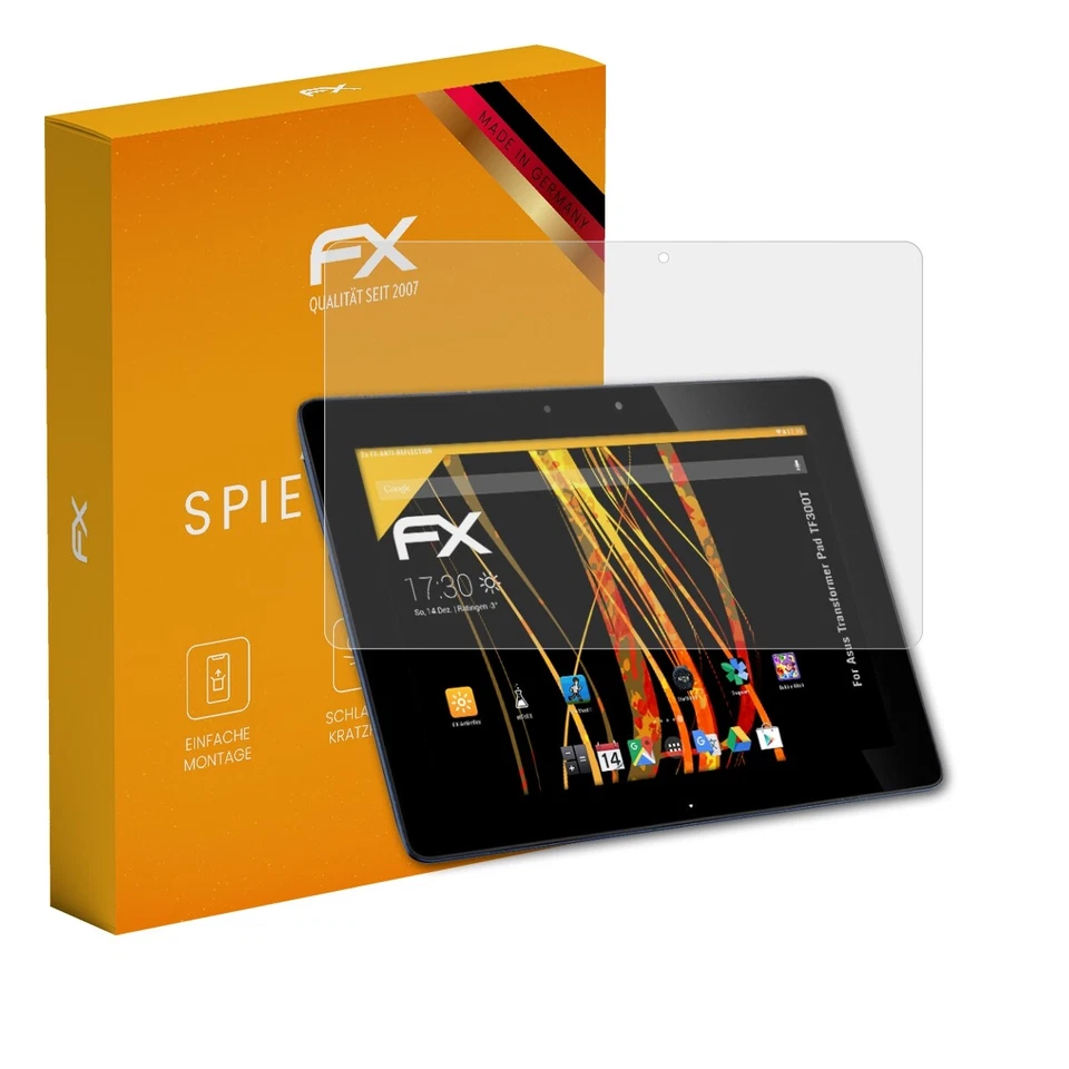 atFoliX 2x Schutzfolie für Asus Transformer Pad TF300T matt&stoßfest - Bild 1 von 4
