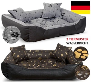 S-XL Cama para perros Cojín para perros Cama para mascotas Cama para gatos Sofá para perros LAVABLE 4 tamaños - Imagen 1 de 26