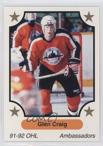 1991-92 7th Inning Sketch OHL Glen Craig #30