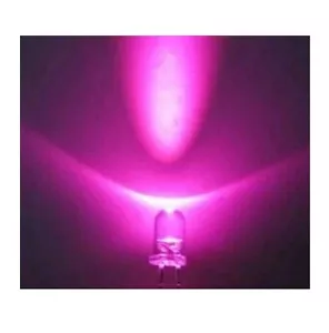 50 Stck. F5 5 mm Pink Rund SUPER HELLE LED LAMPE NEU Pink - Bild 1 von 1