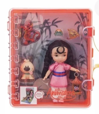 Disney Princess Animators' Collection Mulan Exclusivo Mini Muñeca Juego Set Foto 1 de 4
