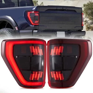 LED RED Tail Lights For 2021 2022 2023 Ford F-150 XL W/Sequential & Animation - Picture 1 of 12