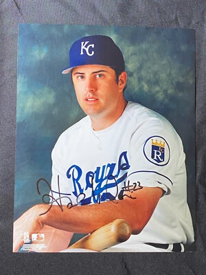 Hal Morris Kansas City Royals Signed Auto Autographed 8x10 Photo - Image 1 of 3