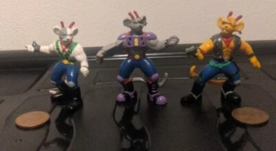 3 X Figuras Bullyland Biker Mice from Mars - 1994 Foto 1 de 2