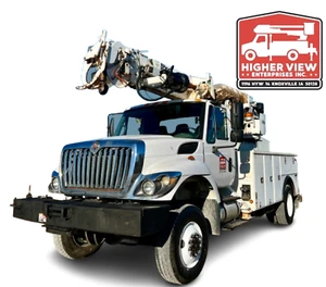 2016 International 7300 4x4 Altec DC47BTR 47' Digger Derrick Boom Utility Truck - Picture 1 of 40