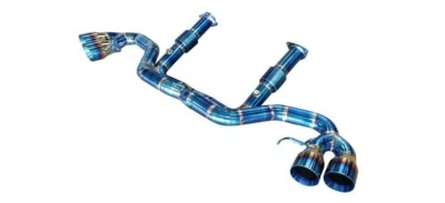 Chevrolet Corvette C8 6.2L 20-24 TOP SPEED PRO-1 Titanio X-Pipe escape AZUL Foto 1 de 4