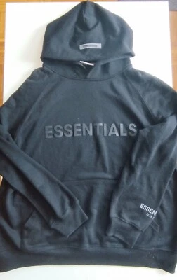 sudadera essentials negra talla S - Imagen 1 de 4