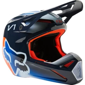 FOX RACING 2023 V1 TOXSYK MIDNIGHT MX Motocross HELMET FO29659329XL Size X-Large - Picture 1 of 7