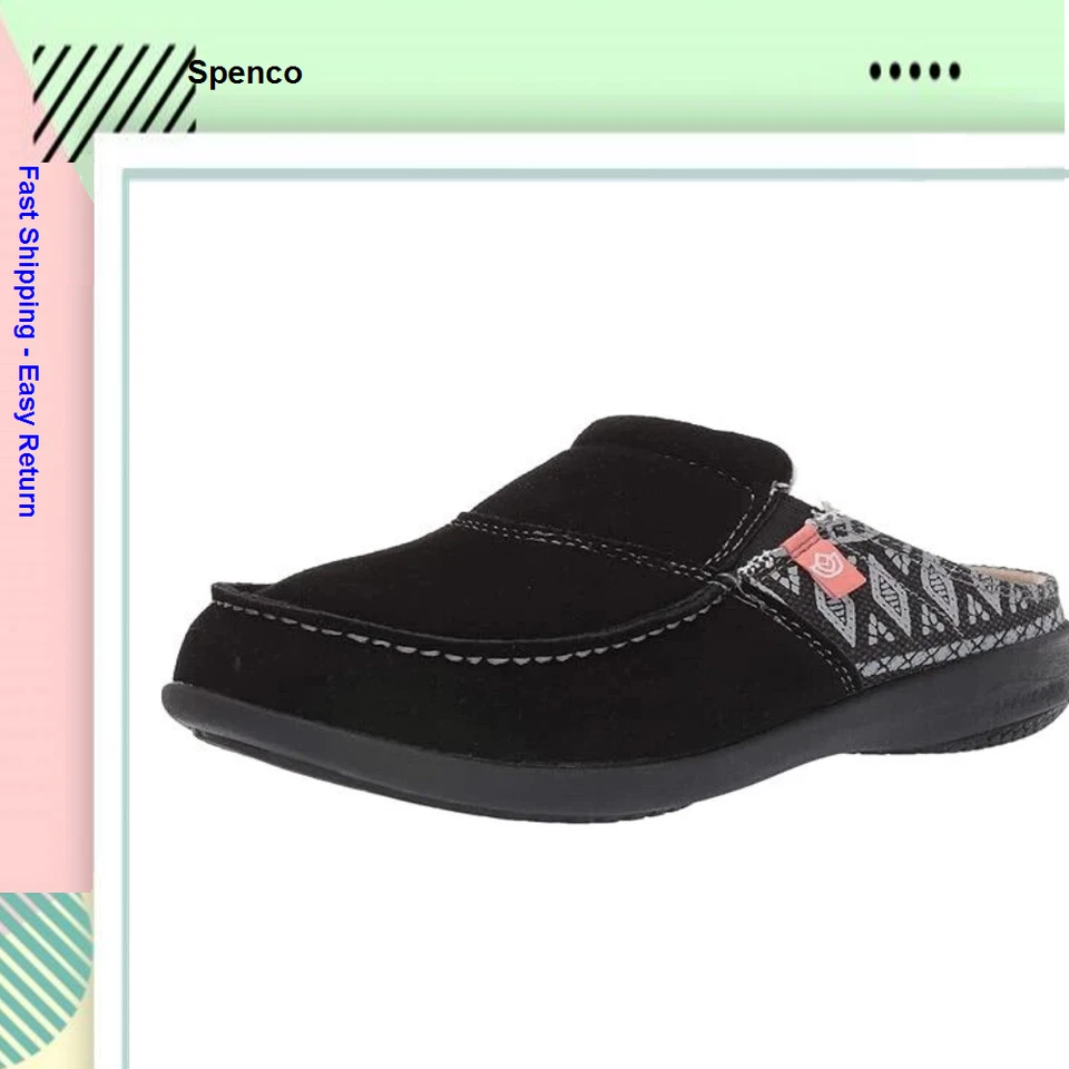 Spenco Women's Casual Mule Black 10D