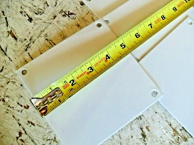 qty 1 - Hoffman A6P6 Internal Panel, J Box, 4.88 x 4.88, White, Steel, Fits 6x6