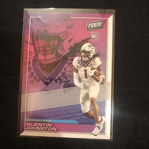 2023 Panini Player Of The Day RC #RC7 Quentin Johnston Horned Frog - Picture 1 of 2