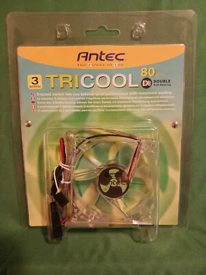 Antec Tricool 3 Speed 80mm Cooling Fan - Image 1 of 4