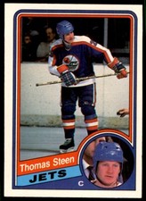 1984-85 O-Pee-Chee Thomas Steen Winnipeg Jets #348
