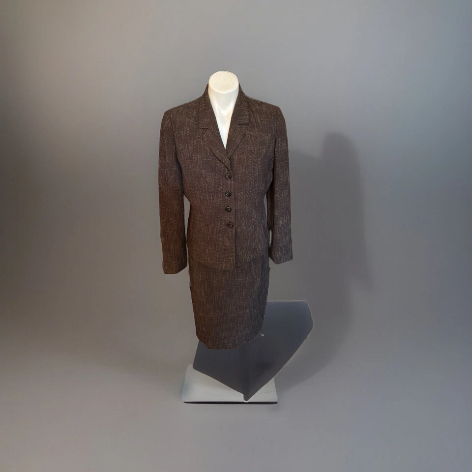 Vintage - Stresa petite - Traje falda forrada de poliéster - Talla 10P Foto 1 de 4