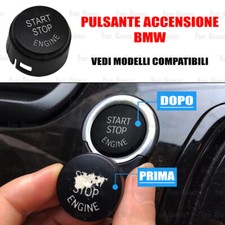 "Start/Stop Ignition Button - BLACK - for BMW [see Compatibility] - MODEL ""A""