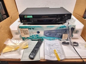 Sony SLV-N71 VCR Plus 4 Head HiFi Stereo VHS Player Recorder NEW OPEN BOX - Picture 1 of 15
