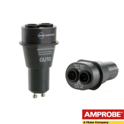 FLUKE AMPROBE Fluke/Amprobe GU10 Lightmate Light Fitting Check/Test Adapter - GU10 UK VERSION