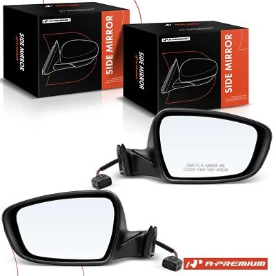 2x Espejo retrovisor delantero derecho y derecho negro con calefacción para Kia Forte Forte5 2017-2018 Foto 1 de 4