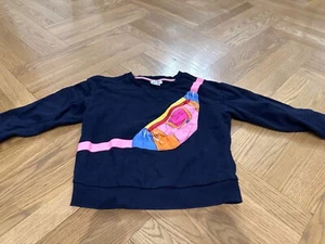Marc Jacobs Girls Navy Sweatshirt size 8 - Picture 1 of 3