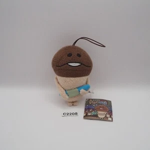 Nameko Mushroom C2208 Furyu Plush Strap 4" Mascot Toy Doll Japan - Picture 1 of 7