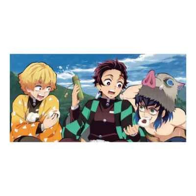 Demon Slayer Tanjiro, Zenitsu & Inosuke Furyu Towel *New/Sealed* - Image 1 of 3