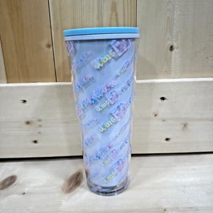 2024 Disney Parks Walt Disney World Logo Tumbler With Straw Pastel Camo NEW - Picture 1 of 4