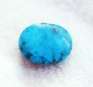 Piedras preciosas sueltas certificadas turquesa natural 30,82 quilates forma ovalada opaca sin calefacción - Imagen 1 de 8