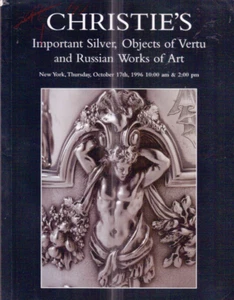 Christie's Important Silber Objekte von Vertu & russische Kunstwerke Katalog 1996 - Bild 1 von 1