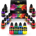Magicfly Acrylic Airbrush Paint 16 Colours/30ml, Model Paint Ready to Spray for