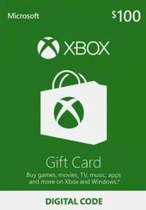 Xbox Live Gift Card $100 Usd - Us Microsoft Xbox Live Keys - SMS Email Delivery - Afbeelding 1 van 1