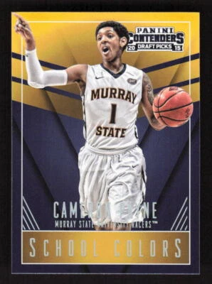 Selecciones del draft Panini Contenders 2015 colores escolares #7 Cameron Payne Foto 1 de 2
