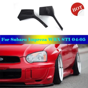Front Bumper Splitter Fins Canards Fit for Subaru Impreza WRX STI 04-05 Black 2X - Foto 1 di 9