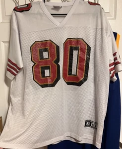 ✨Vintage✨Jerry Rice Jersey✨49ers✨Starter✨XXL✨ - Picture 1 of 7
