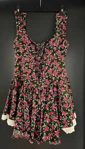 Damen Trachten Dirndl ärmellos mehrfarbig geblümt ca. Gr. 40 - Picture 1 of 3