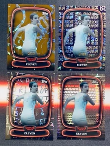 2025 Topps Stranger Things High Tek Eleven Set Of 4 Orange /25 Purple /11 Lights - Picture 1 of 1