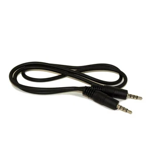 2ft 3.5mm 4 Conductor TRRS / 3 Band + Mic or Video Male to Male Cable - Picture 1 of 2