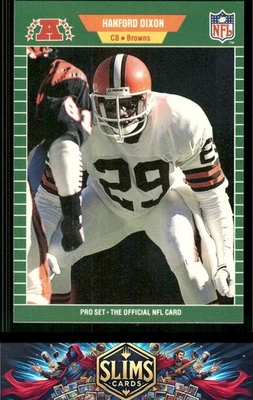 1989 Pro Set Cleveland Browns Hanford Dixon #75 - Image 1 of 2