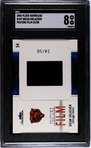 2004 Fleer Showcase Brian Urlacher #1FF Feature Film #24/50 SGC 8 POP 1 SP - Picture 1 of 2